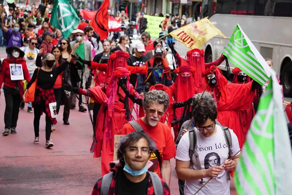 April 18 2022 Village Voice story about climate change protesters in New York City
