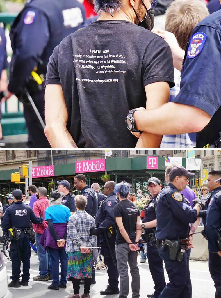 April 18 2022 Village Voice story about climate change protesters in New York City