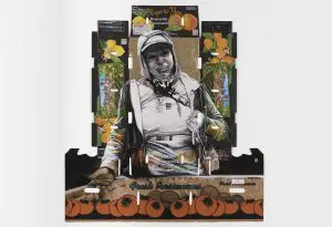 Image for Village Voice article about Narsiso Martinez, whose portraits of fieldworkers recall the pathos of Steinbeck's "The Grapes of Wrath."