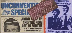 Article from the Village Voice Archive featuring the ads that appeared in the two issues that were on the streets during America's Bicentennial celebration.