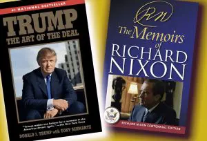 Village Voice article about world leaders such as Hitler and Nixon writing books and Donald Trump having a book written for him.