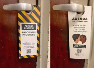 Village Voice article about getting out the vote in the LGBTQ+ community.