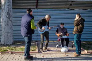 Playing the blues in Ukraine