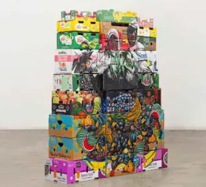 Artwork accompanying Christian Viveros-Fauné response in the Village Voice to Dean Kissick's “The Painted Protest: How Politics Destroyed Contemporary Art”