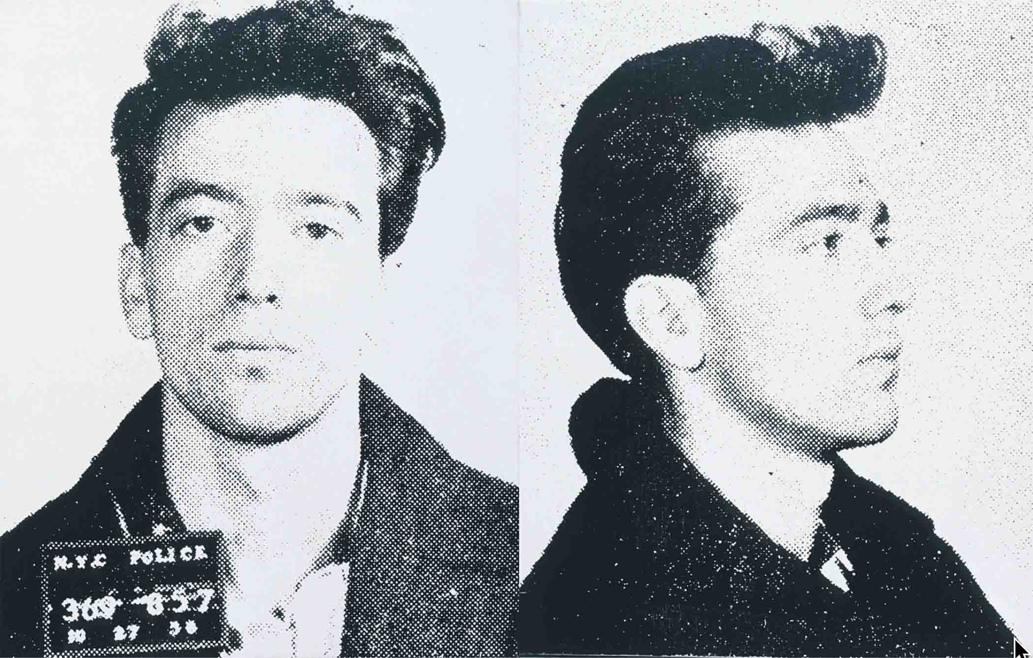 Andy Warhol's “Most Wanted Men No. 11, John Joseph H., Jr.” (1964) in a village voice article about censorship at the 1964 World's Fair