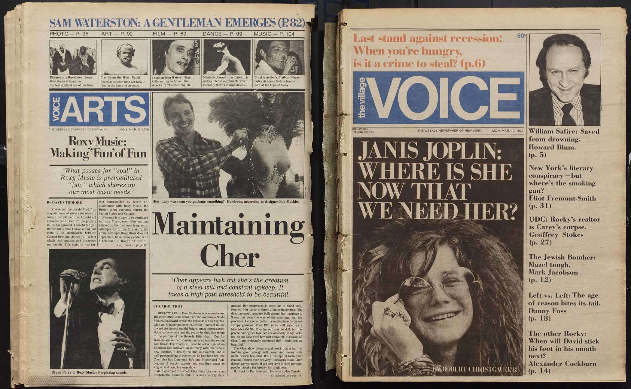 Village Voice article about the graphic designer Milton Glaser's 1970s tenure as the Voice's Art Director.