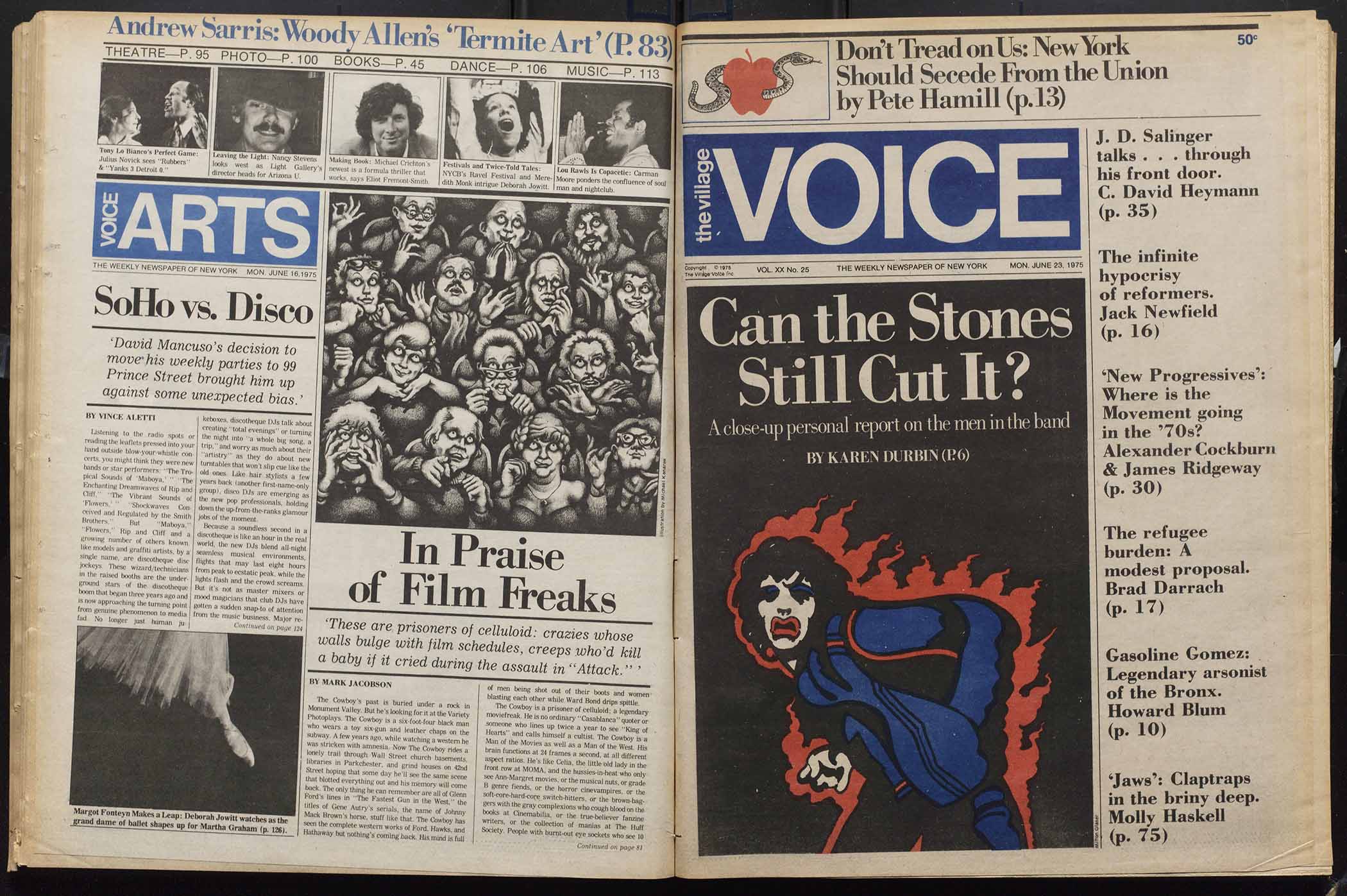 Village Voice article about the graphic designer Milton Glaser's 1970s tenure as the Voice's Art Director.
