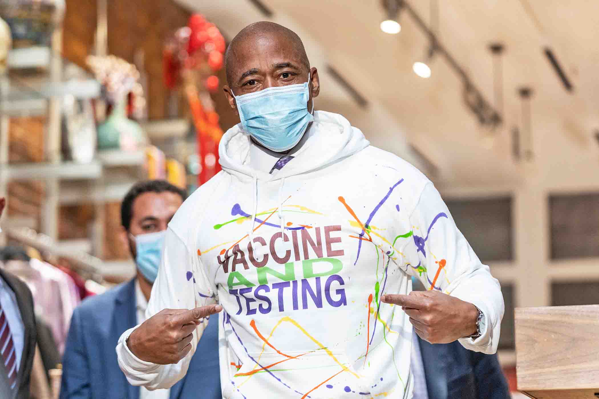 Village Voice article by Ross Barkan about how Eric Adams has made vaccine exceptions for star athletes