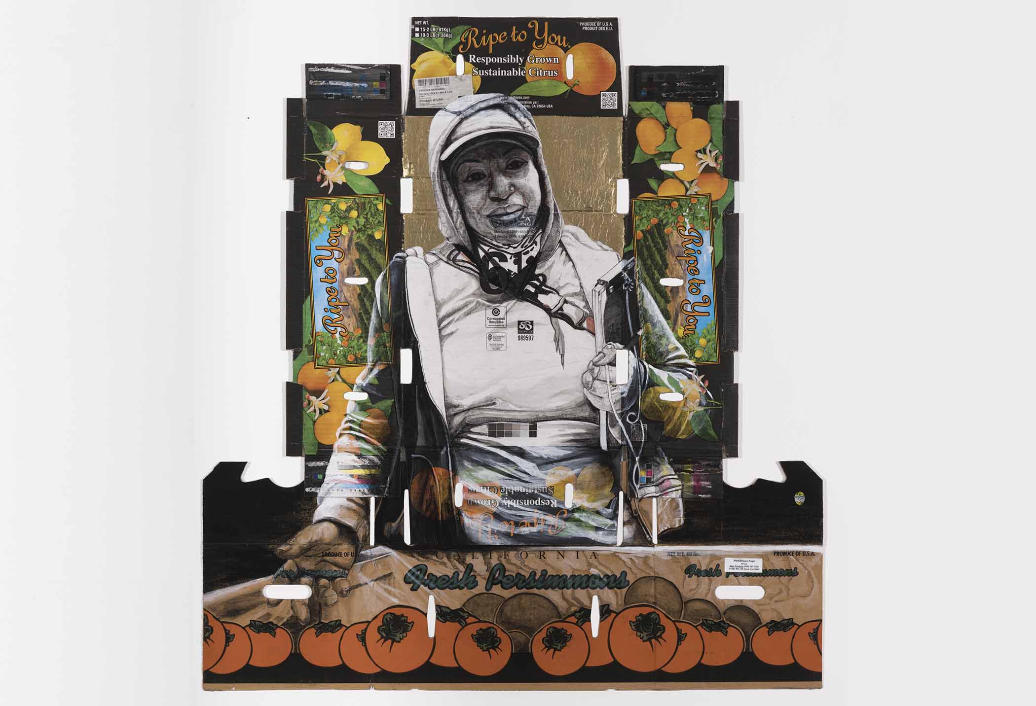 Image for Village Voice article about Narsiso Martinez, whose portraits of fieldworkers recall the pathos of Steinbeck's "The Grapes of Wrath."