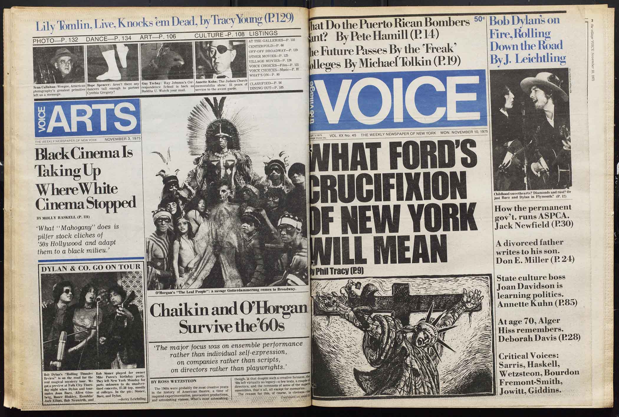 Village Voice article about the graphic designer Milton Glaser's 1970s tenure as the Voice's Art Director.