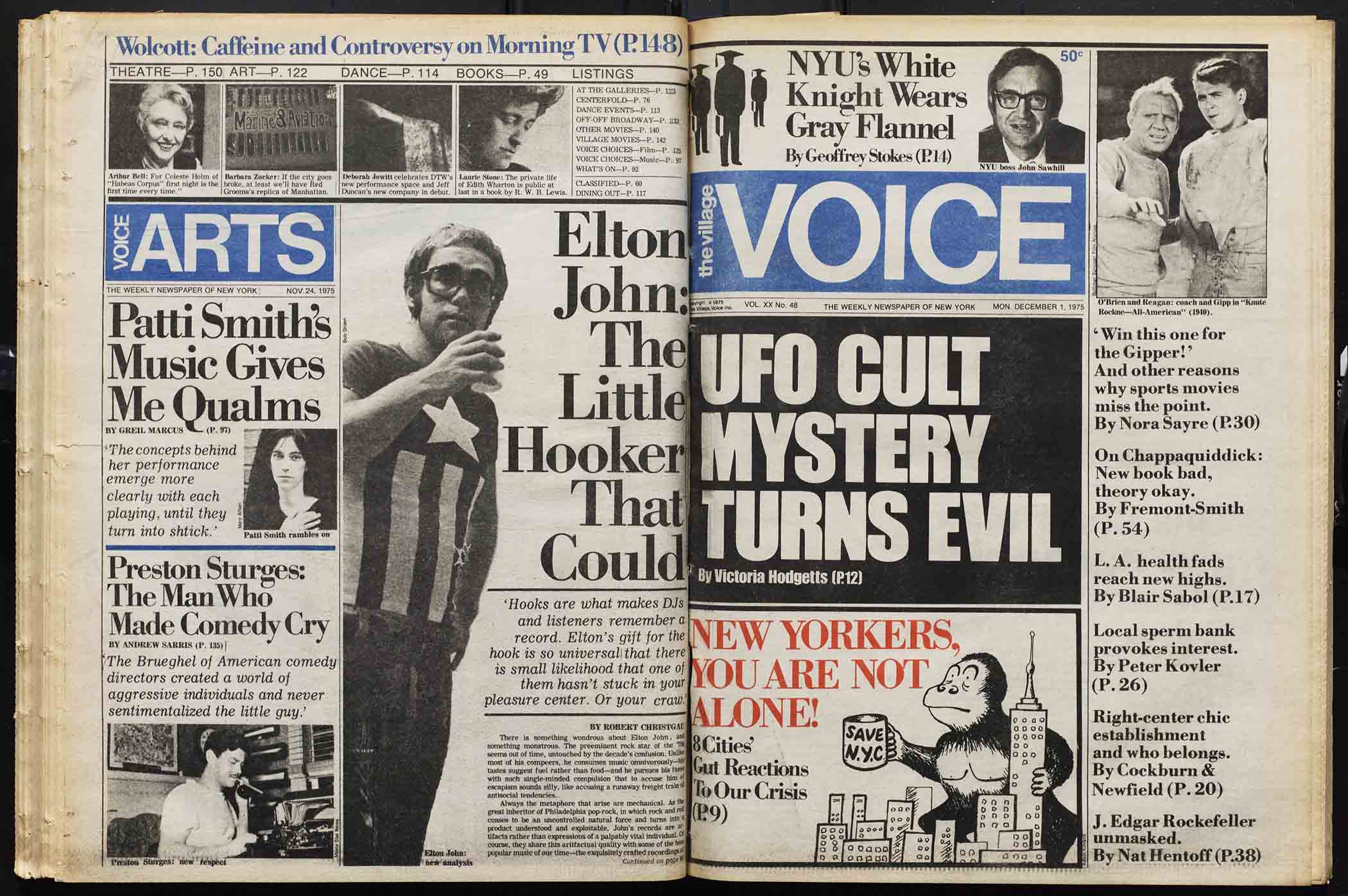 Village Voice article about the graphic designer Milton Glaser's 1970s tenure as the Voice's Art Director.
