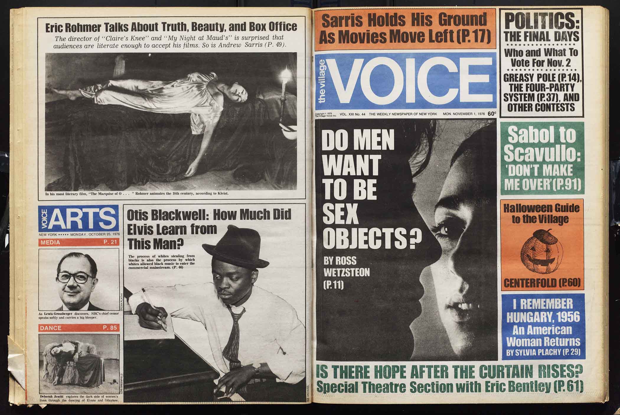 Village Voice article about the graphic designer Milton Glaser's 1970s tenure as the Voice's Art Director.
