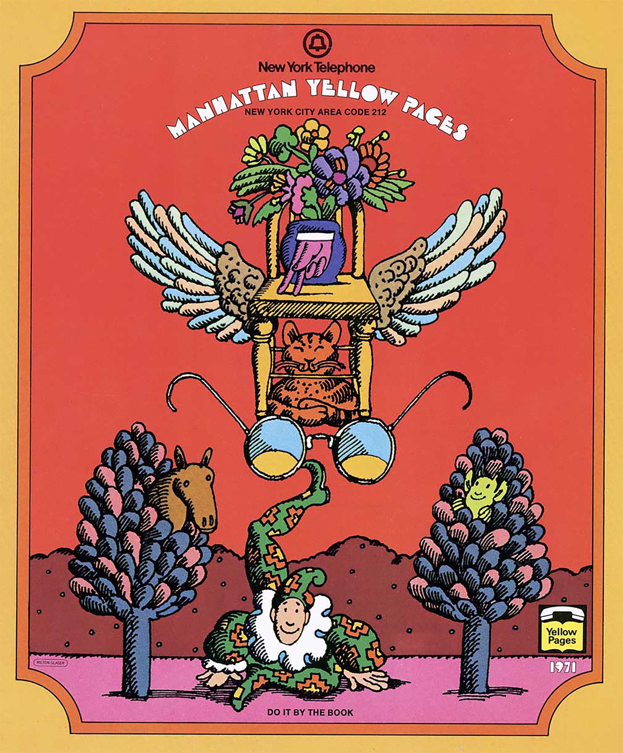Image from the Village Voice review of the new book, MILTON GLASER: POP