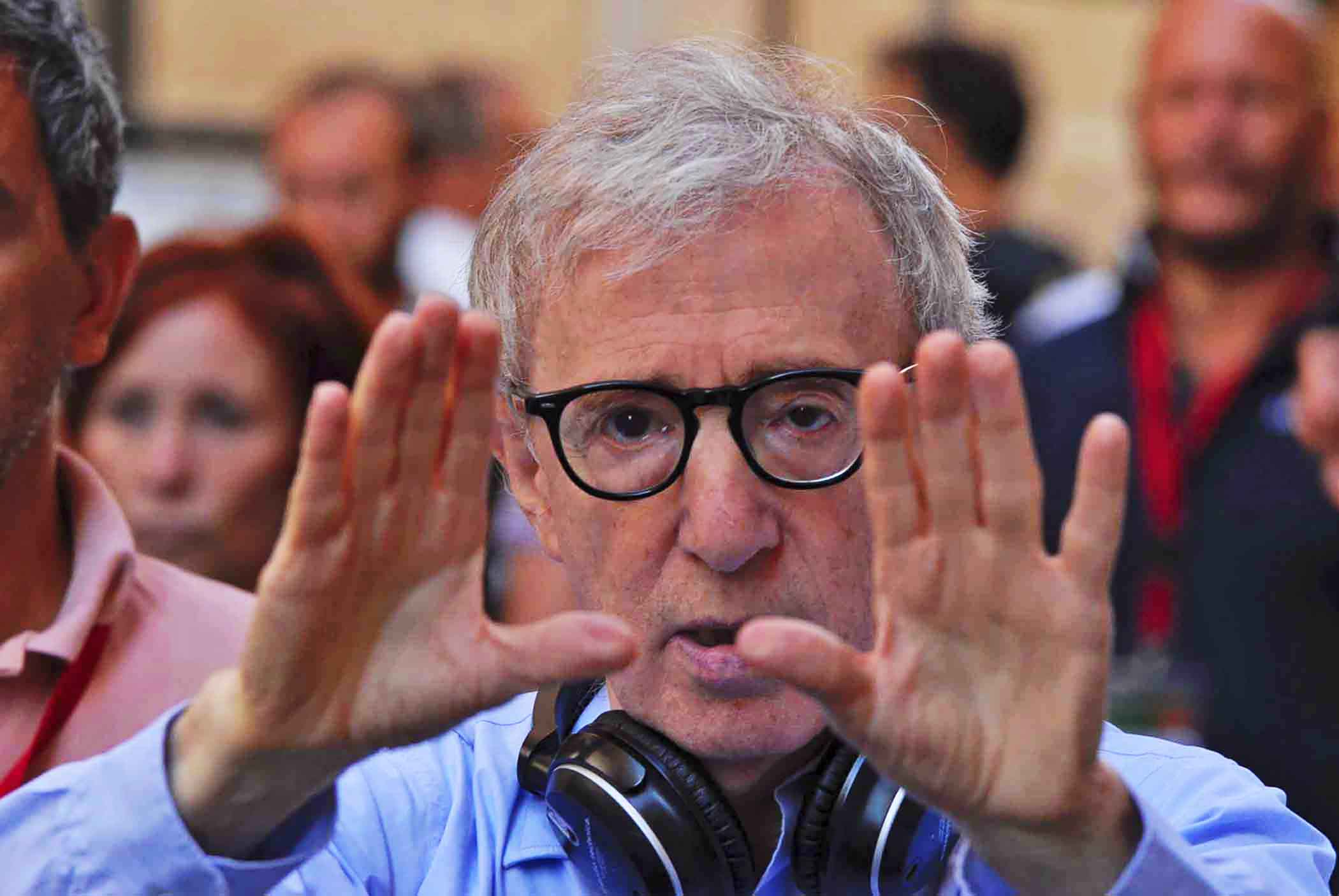 Woody Allen image in Village Voice review of the book "Monsters."