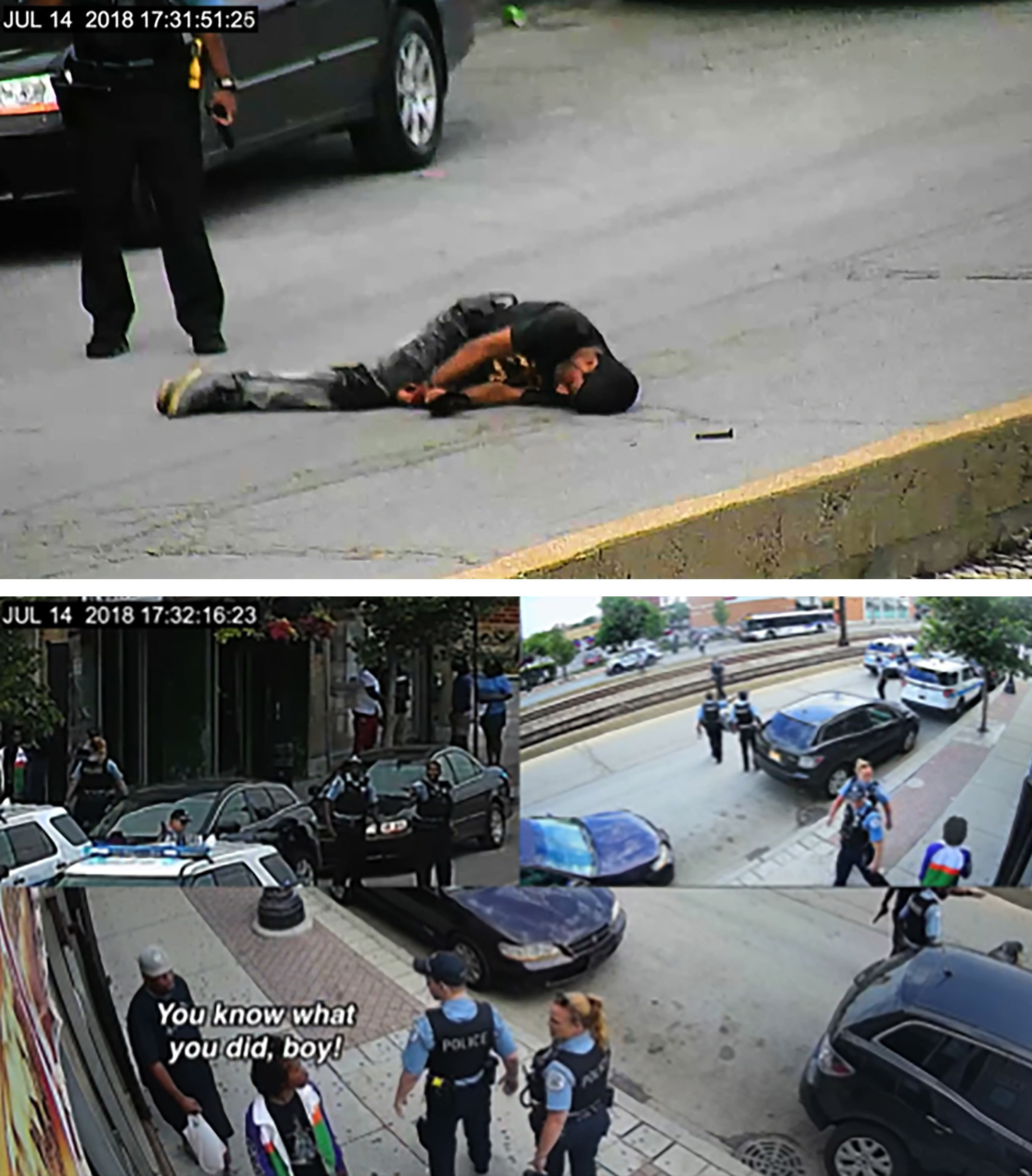 Images from Village Voice interview with Bill Morrison about his new film "Incident," about a fatal police shooting in Chicago.