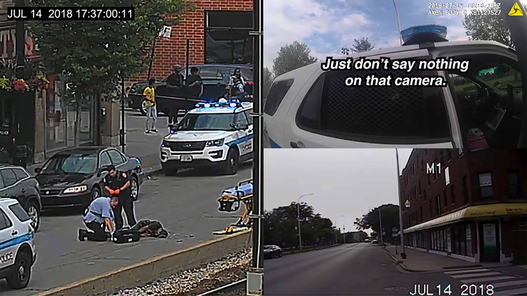 Images from Village Voice interview with Bill Morrison about his new film "Incident," about a fatal police shooting in Chicago.