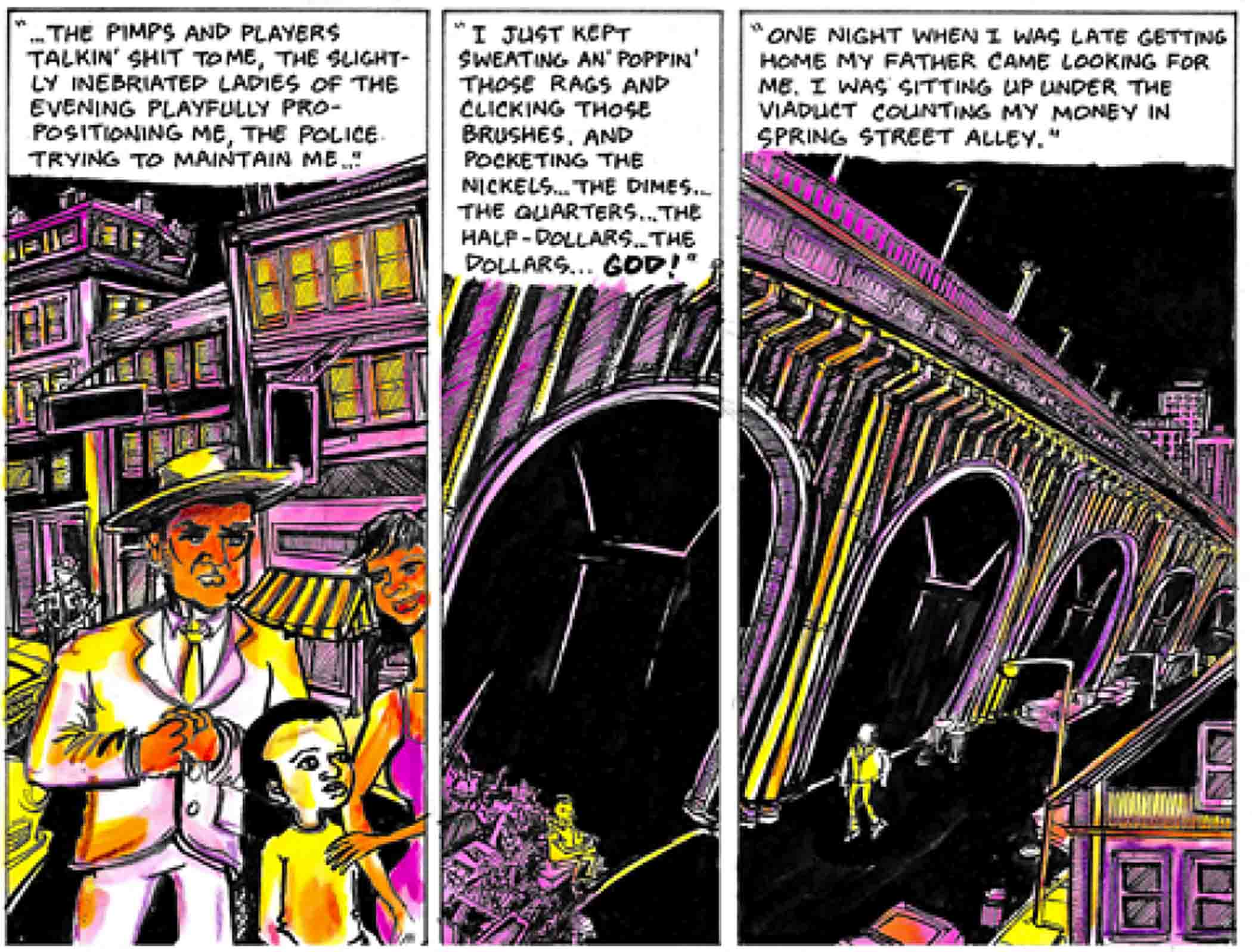Village Voice review of "Up South in Akron," a comic written by Umar Bin Hassan about his life before becoming a member of the Last Poets.