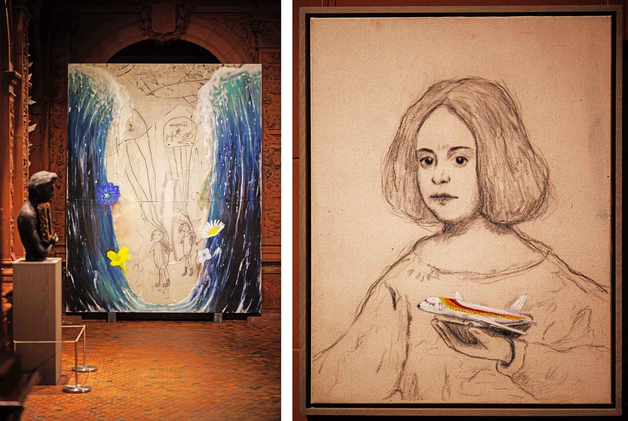 Image from Enrique Martínez Celaya' show at the Hispanic Society in New York City.