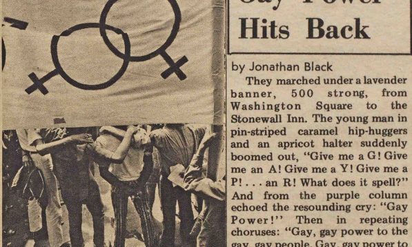 Taking to the streets in 1969.