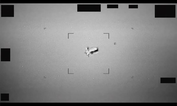 Follow the bouncing shiny object: An image labeled “Near Japan - 2024,” released in the first batch of declassified UAP files from the Trump administration, on May 8, 2026.